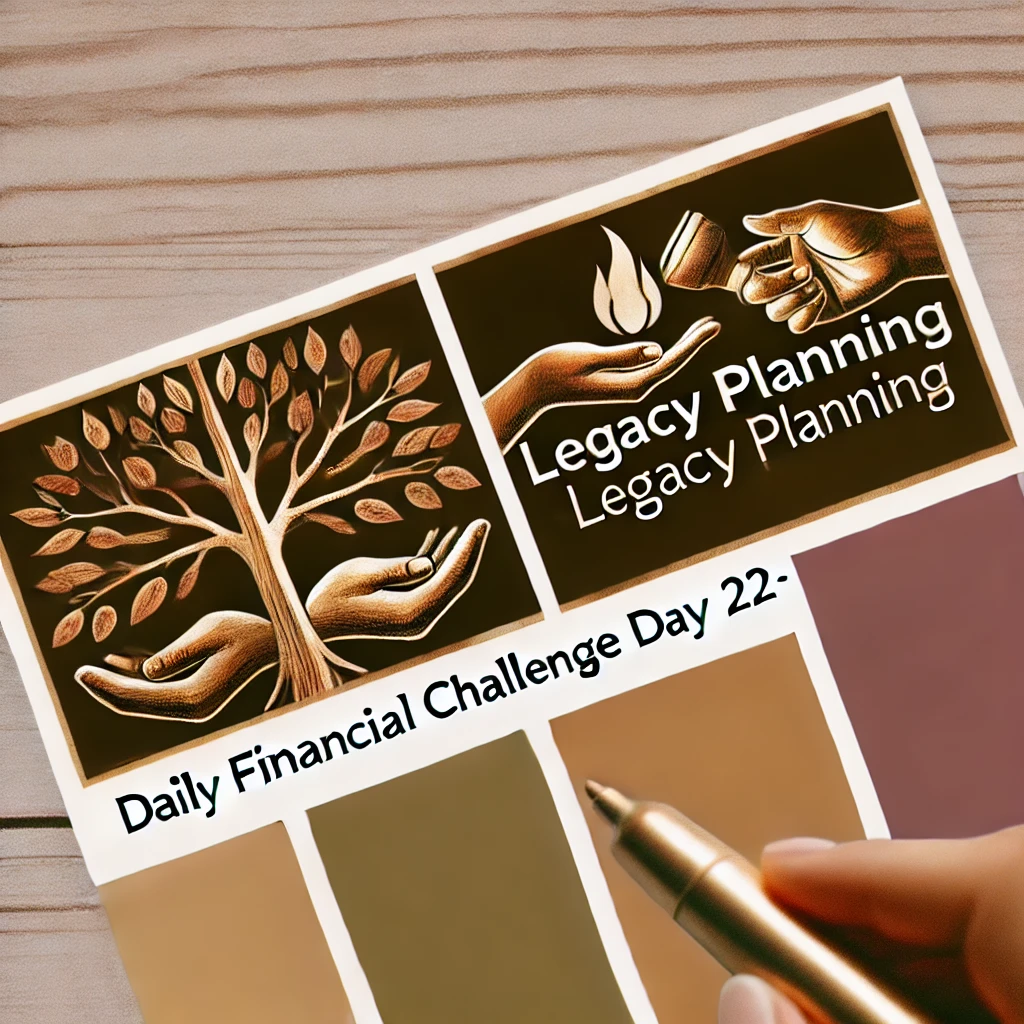 Daily Financial Challenge Day 22 - Legacy Planning